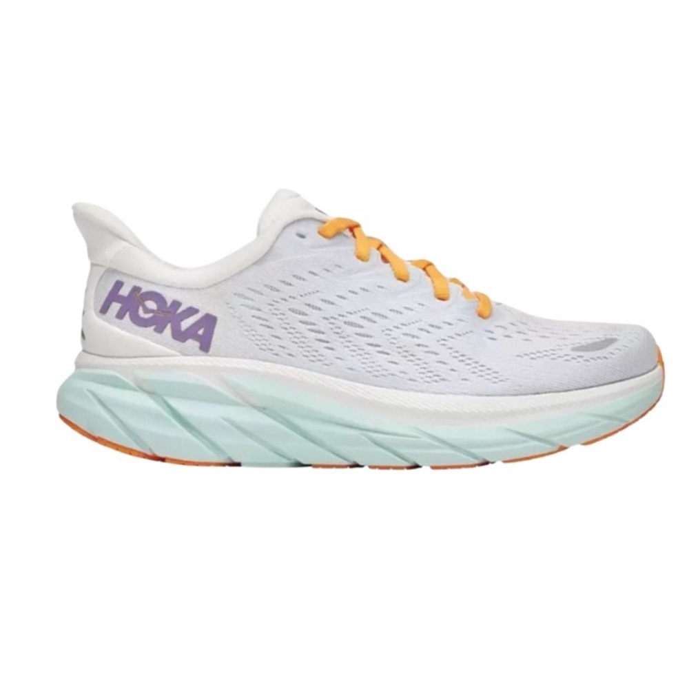 Hoka Clifton 8 White Shoes
